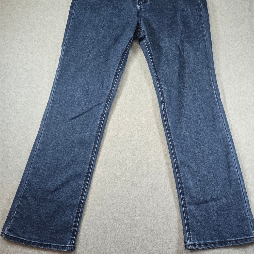 OAT New York Women Dark Wash High Rise Straight Leg Jeans Size 10/30 - Picture 2 of 9